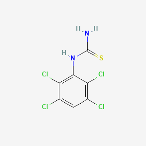 molecular formula C7H4Cl4N2S B14129014 (2,3,5,6-Tetrachlorophenyl)thiourea 