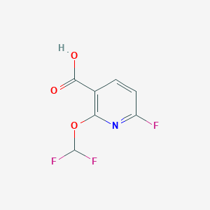 2-Difluoromethoxy-6-fluoronicotinic acid