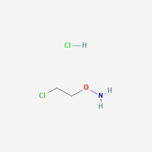 molecular formula C2H7Cl2NO B14129023 O-(2-Chloroethyl)hydroxylamine hydrochloride CAS No. 39053-76-4