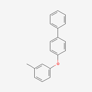 molecular formula C19H16O B14129028 Biphenyl-4-yl m-tolyl ether 