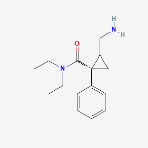 molecular formula C15H22N2O B14129048 (+)-(1S,2R)-Milnacipran 