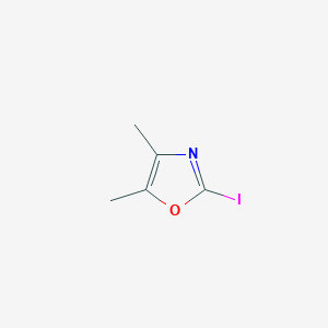 molecular formula C5H6INO B14129053 2-Iodo-4,5-dimethyloxazole 