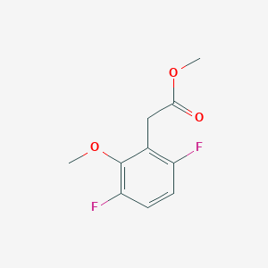 molecular formula C10H10F2O3 B1412907 Methyl 3,6-difluoro-2-methoxyphenylacetate CAS No. 1803811-86-0