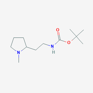 molecular formula C12H24N2O2 B14129080 N-Boc-2-(1-Methyl-pyrrolidin-2-yl)-ethylamine CAS No. 936497-87-9