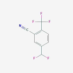 5-Difluoromethyl-2-(trifluoromethyl)benzonitrile