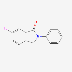 molecular formula C14H10INO B14129165 6-Iodo-2-phenylisoindolin-1-one 