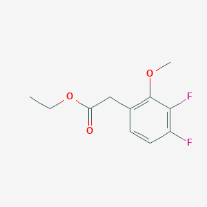 molecular formula C11H12F2O3 B1412917 Ethyl 3,4-difluoro-2-methoxyphenylacetate CAS No. 1806330-92-6