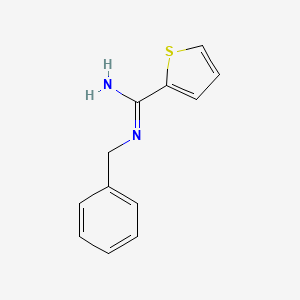 molecular formula C12H12N2S B14129267 N-Benzylthiophene-2-carboximidamide 