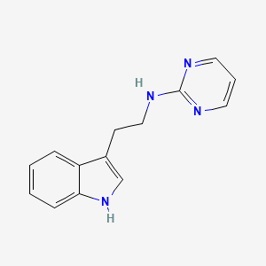 molecular formula C14H14N4 B14129275 N-(2-(1H-indol-3-yl)ethyl)pyrimidin-2-amine 