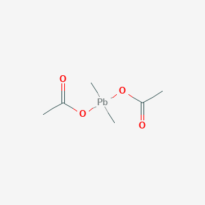 molecular formula C6H12O4Pb B14129383 Bis(acetyloxy)dimethylplumbane CAS No. 20917-34-4