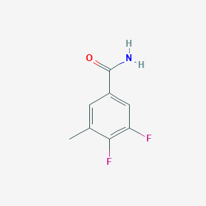 molecular formula C8H7F2NO B1412939 3,4-Difluoro-5-methylbenzamide CAS No. 1804417-61-5