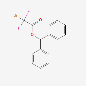 molecular formula C15H11BrF2O2 B14129392 Benzhydryl 2-bromo-2,2-difluoroacetate 