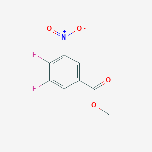 molecular formula C8H5F2NO4 B1412943 Methyl 3,4-difluoro-5-nitrobenzoate CAS No. 1806303-78-5