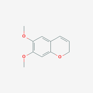 molecular formula C11H12O3 B14129477 2H-1-Benzopyran, 6,7-dimethoxy- CAS No. 41361-61-9
