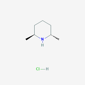 molecular formula C7H16ClN B1412948 (2S,6S)-2,6-dimethylpiperidine hydrochloride CAS No. 205652-56-8