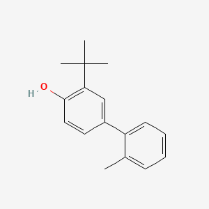 molecular formula C17H20O B14129481 3-(tert-Butyl)-2'-methyl-[1,1'-biphenyl]-4-ol 