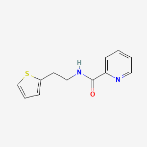 molecular formula C12H12N2OS B14129497 N-[2-(thiophen-2-yl)ethyl]pyridine-2-carboxamide 