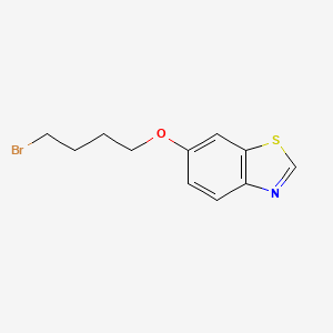 molecular formula C11H12BrNOS B1412950 6-(4-溴丁氧基)苯并[d]噻唑 CAS No. 1953183-92-0