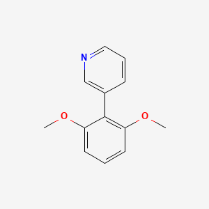 molecular formula C13H13NO2 B14129544 3-(2,6-Dimethoxyphenyl)pyridine 