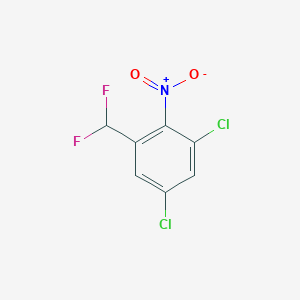 molecular formula C7H3Cl2F2NO2 B1412960 3,5-Dichloro-2-nitrobenzodifluoride CAS No. 1803838-68-7