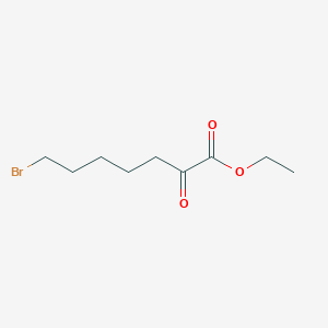 molecular formula C9H15BrO3 B14129614 Ethyl 7-bromo-2-oxoheptanoate 