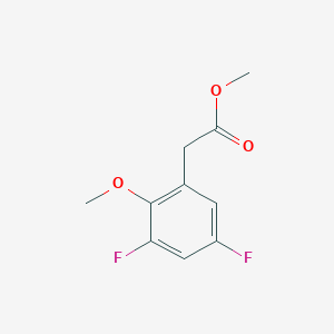 molecular formula C10H10F2O3 B1412966 Methyl 3,5-difluoro-2-methoxyphenylacetate CAS No. 1806277-82-6