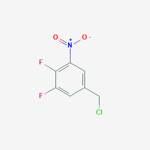 molecular formula C7H4ClF2NO2 B1412968 3,4-Difluoro-5-nitrobenzyl chloride CAS No. 1803787-23-6