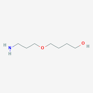 molecular formula C7H17NO2 B14129691 4-(3-Aminopropoxy)-1-butanol CAS No. 25277-19-4