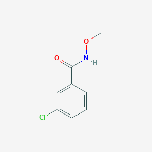 molecular formula C8H8ClNO2 B14129728 3-chloro-N-methoxybenzamide 