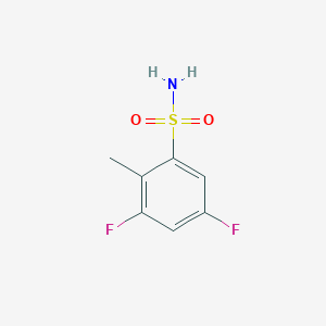 molecular formula C7H7F2NO2S B1412974 3,5-Difluoro-2-methylbenzenesulfonamide CAS No. 1803735-00-3