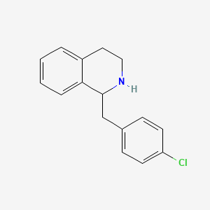 molecular formula C16H16ClN B14129765 1-(4-Chlorobenzyl)-1,2,3,4-tetrahydroisoquinoline 