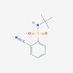 molecular formula C11H14N2O2S B14129807 n-(Tert-butyl)-2-cyanobenzenesulfonamide CAS No. 69360-14-1