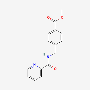 molecular formula C15H14N2O3 B14129814 Methyl 4-{[(pyridin-2-yl)formamido]methyl}benzoate 