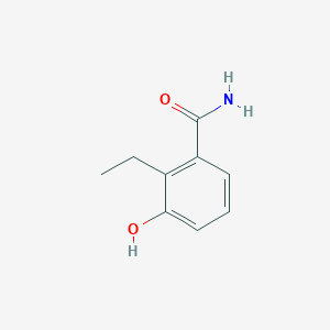 molecular formula C9H11NO2 B14129875 2-Ethyl-3-hydroxybenzamide CAS No. 135329-27-0