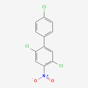 molecular formula C12H6Cl3NO2 B14129884 2,4',5-Trichloro-4-nitro-1,1'-biphenyl CAS No. 89160-42-9