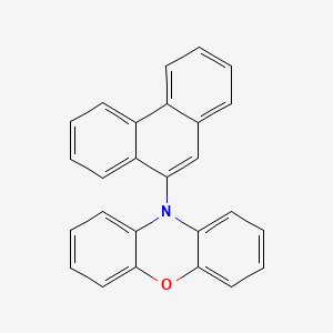 molecular formula C26H17NO B14129895 10-(Phenanthren-9-yl)-10H-phenoxazine 