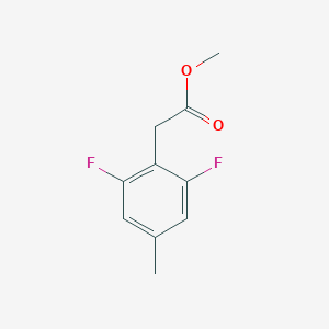 molecular formula C10H10F2O2 B1412990 Methyl 2,6-difluoro-4-methylphenylacetate CAS No. 1803823-51-9