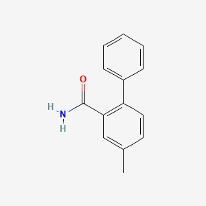 molecular formula C14H13NO B14129920 4-Methyl-[1,1'-biphenyl]-2-carboxamide 