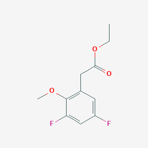 B1412996 Ethyl 3,5-difluoro-2-methoxyphenylacetate CAS No. 1807191-31-6