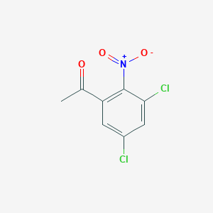 molecular formula C8H5Cl2NO3 B1413002 3',5'-Dichloro-2'-nitroacetophenone CAS No. 1807181-10-7