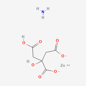 molecular formula C6H9NO7Zn B14130027 Zinc ammonium citrate CAS No. 68134-01-0