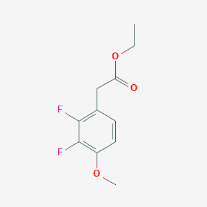 molecular formula C11H12F2O3 B1413005 Ethyl 2,3-difluoro-4-methoxyphenylacetate CAS No. 1806330-87-9