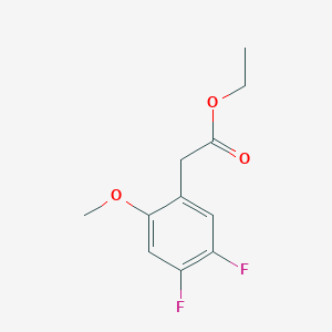 Ethyl 4,5-difluoro-2-methoxyphenylacetate