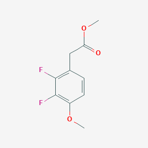 molecular formula C10H10F2O3 B1413007 Methyl 2,3-difluoro-4-methoxyphenylacetate CAS No. 1803832-38-3