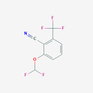2-Difluoromethoxy-6-(trifluoromethyl)benzonitrile