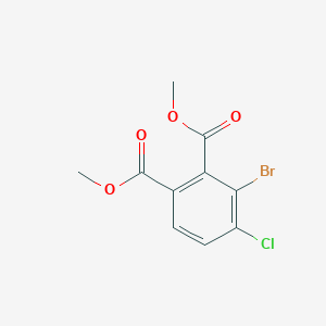molecular formula C10H8BrClO4 B14130096 Dimethyl 3-bromo-4-chlorophthalate 