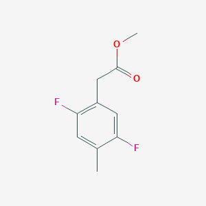 molecular formula C10H10F2O2 B1413011 Methyl 2,5-difluoro-4-methylphenylacetate CAS No. 1804515-59-0