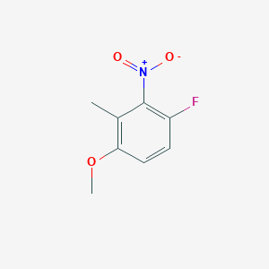 molecular formula C8H8FNO3 B14130156 4-Fluoro-2-methyl-3-nitroanisole CAS No. 122455-87-2