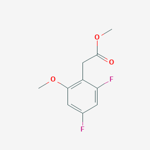 molecular formula C10H10F2O3 B1413017 Methyl 2,4-difluoro-6-methoxyphenylacetate CAS No. 1806277-75-7