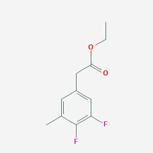 molecular formula C11H12F2O2 B1413018 Ethyl 3,4-difluoro-5-methylphenylacetate CAS No. 1804515-49-8